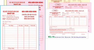 In hóa đơn bán lẻ 3 liên rẻ tại Hà Nội